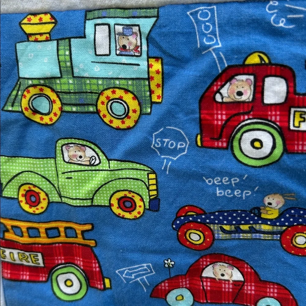 OOAK Hand Made Baby Quilt Bears in Cars & Trucks 35